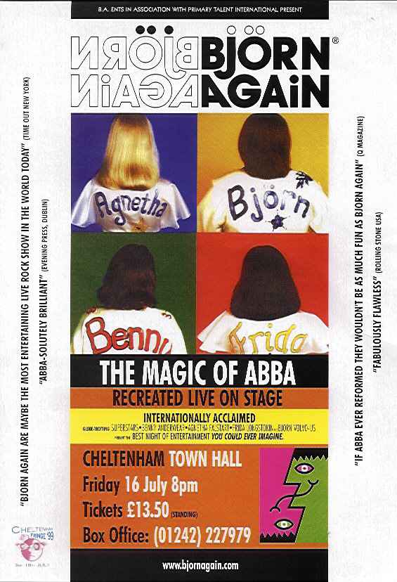 Bjorn Again Flyer